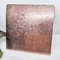 Hojas recubiertas de PVD de vibración de perla de hoja de acero inoxidable de color marrón de 4 * 10 pies